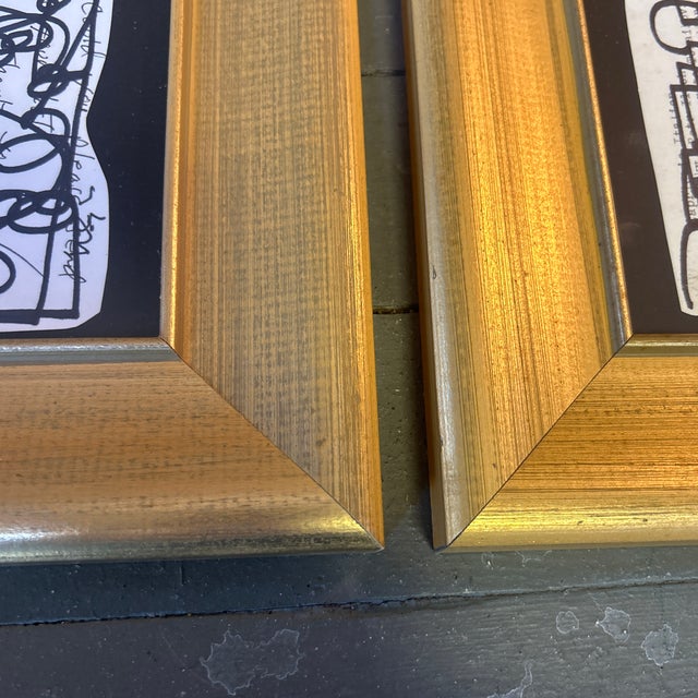 Three Contemporary Original Abstract Marker Drawings by Wayne Cunningham- Set of Three For Sale In Philadelphia - Image 6 of 7