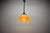 Gold Mid-Century Adjustable Plastic Pendant Lamp attributed to Meblo for Guzzini, Italy, 1970s For Sale - Image 8 of 10