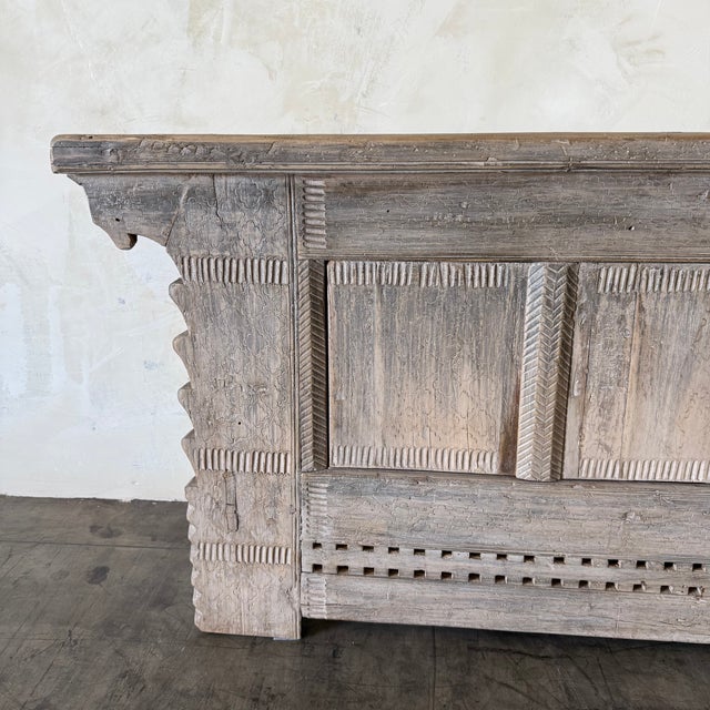 Vintage Reclaimed Fir 6 Door Cabinet C. 1920 For Sale - Image 12 of 14