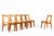 Chairs by Charles Flandre in Elm and Woven Straw, France, 1950s, Set of 6 For Sale - Image 9 of 9