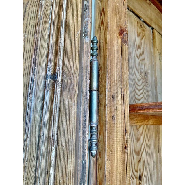 19th Century French Provincial Pine Cabinet With Acanthus Carving For Sale - Image 9 of 12