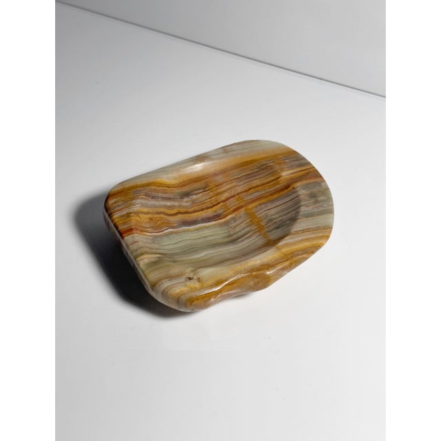Mid-Century Modern Italian Onyx Ashtray, 1970s For Sale - Image 3 of 6