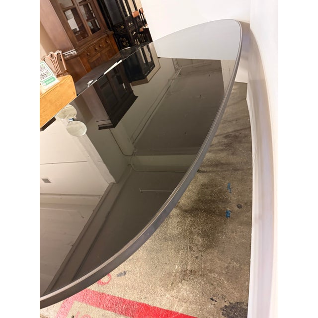 Coup d'Etat Bespoke Black Glass + Metal Dining Table For Sale - Image 9 of 12