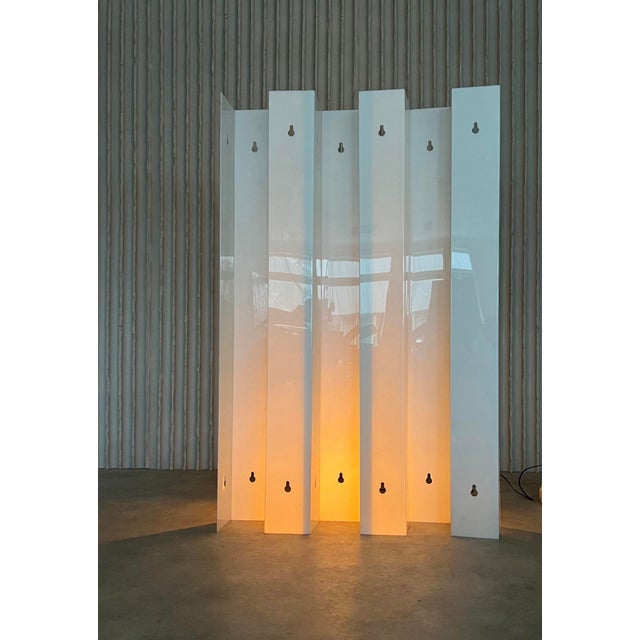 Gianfranco frattini italy 1968 h 155cm w 34cm d 16cm. Model 835, of a modular screen by gianfranco frattini for bernini,...