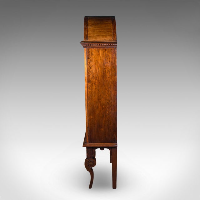 Early 19th Century Tall Antique Display Cabinet, English, Glazed Bookcase on Stand, Regency, c.1820 For Sale - Image 5 of 12