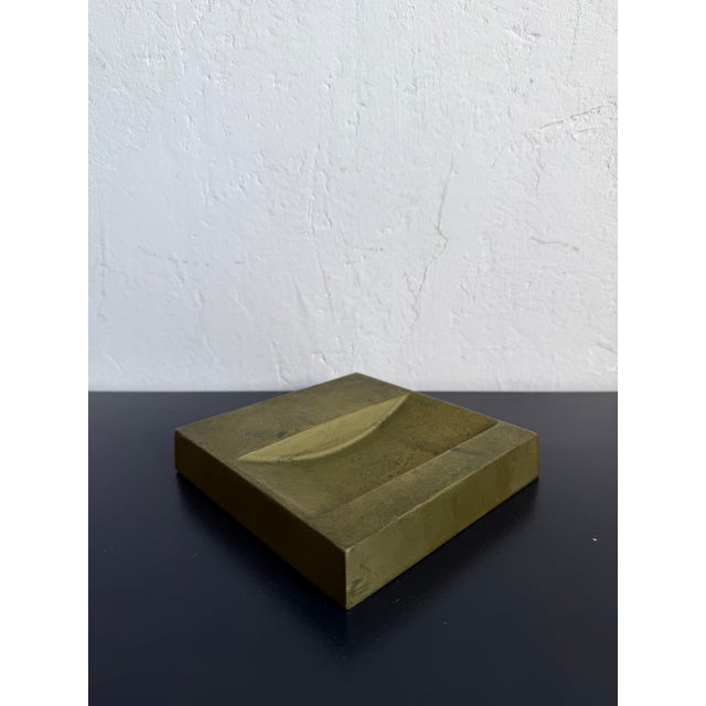 Eveli Przepiorka bronze ash tray or catchall, Brazil circa 1980s.