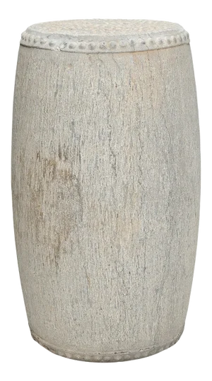 Chinese Studded Limestone Drum