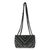 Black Black Strass CC Chevron Mini Flap Bag For Sale - Image 8 of 9