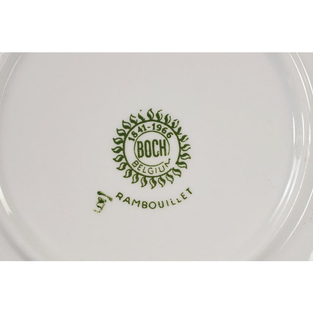 1960s Boch Belgian Rambouillet 81 Piece Dishware Set For Sale - Image 12 of 14