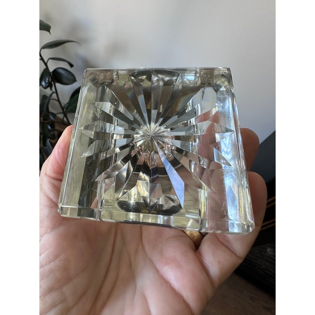 Imperial Russian Silver and Crystal Inkwell For Sale - Image 9 of 9