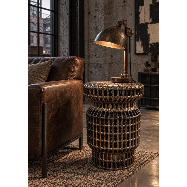 2010s Aaron Chairside Table For Sale - Image 5 of 10