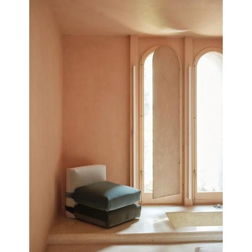 Gold Maharam Cushion Sofa Central Module by Muller Van Severen for BD Barcelona For Sale - Image 8 of 17