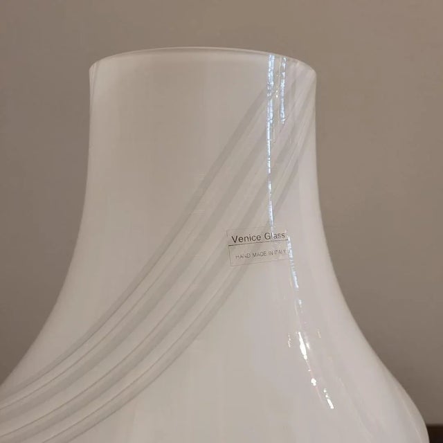 Murano Glass Mushroom Table Lamp, Italy, 1970s For Sale - Image 6 of 12