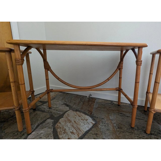 1950s Heywood-Wakefield Ashcraft Nesting Table Set of 3, 1950s For Sale - Image 5 of 11