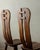 Brown Brutalist Oak Dining Chairs with Sculptural High Backs by De Puydt, 1960s, Set of 4 For Sale - Image 8 of 18