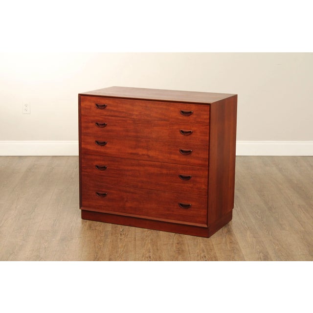 Danish Modern Teak Chest Of Drawers By Peter Hvidt and Orla Molgaard-Nielsen For Sale - Image 10 of 12