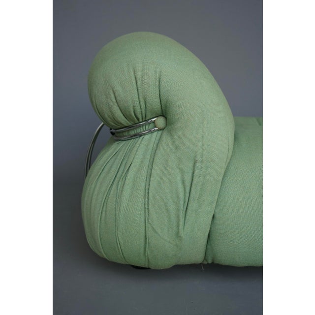 Set of Vintage Soriana Lounge Chair and Ottoman by Afra and Tobia Scarpa for Cassina, 1970s For Sale - Image 6 of 17