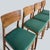 Contemporary Vintage Oak Dining Chairs, 1960s, Set of 4 For Sale - Image 3 of 9