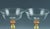 Vintage Murano Glass Champagne Coupes, Peach and Gold-Leaf Ribbed Stems, Set of Ten For Sale In Philadelphia - Image 6 of 8
