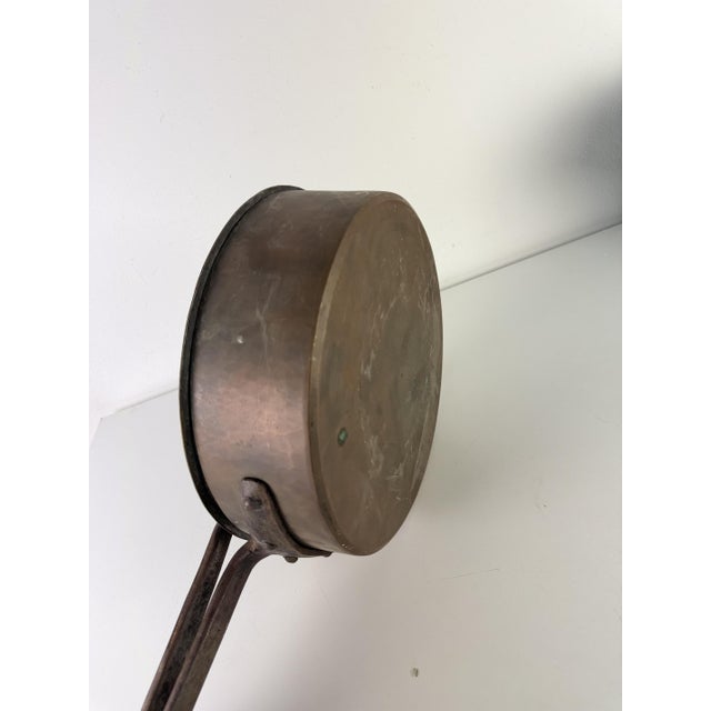 Copper Large Copper Cauldron with Lid, 1930s For Sale - Image 8 of 11