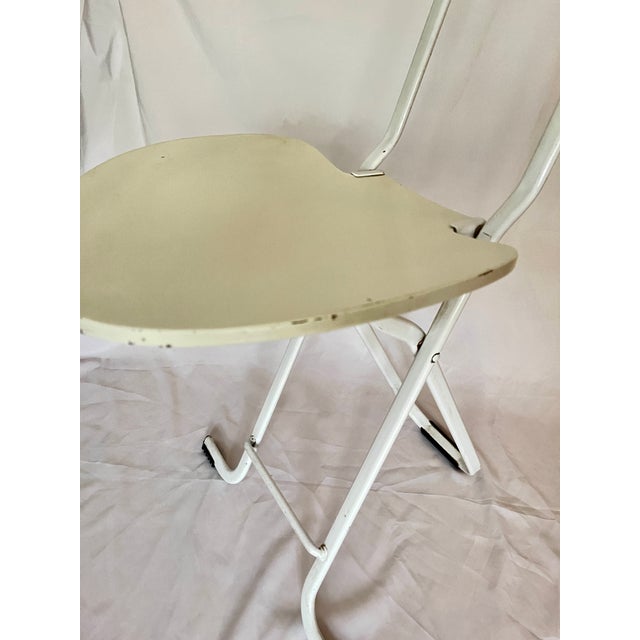 Vintage Italian Dafne Folding Chairs by Gastone Rinaldi for Thema, 1970s, Set of 3 For Sale - Image 9 of 11