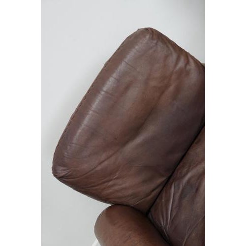 Vintage DS-31 Swivel Armchairs in Brown Leather from De Sede For Sale - Image 12 of 18