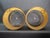 Wood 1960s Mid-Century Rattan Lamps With Two Tiered Fiberglass Drum Shades, Pair For Sale - Image 7 of 9