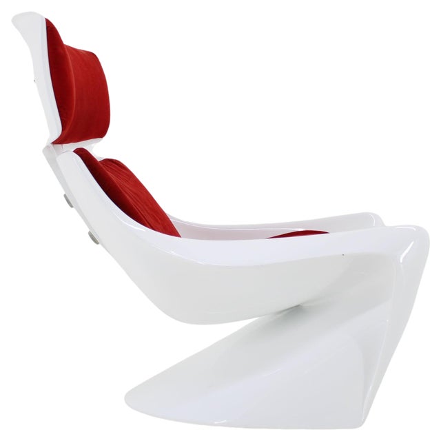 Fiberglass President Lounge Chair by Steen Ostergaard for Cado, Denmark, 1960s For Sale