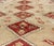 Mid 20th Century Vintage Turkish Oushak Rug With Bold Diamond Medallions in Red and Beige For Sale - Image 5 of 9