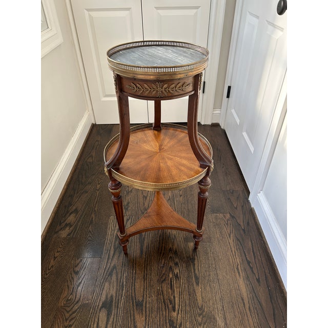 Mid 20th Century French Louis XVI Style Bouillotte Table For Sale - Image 11 of 11