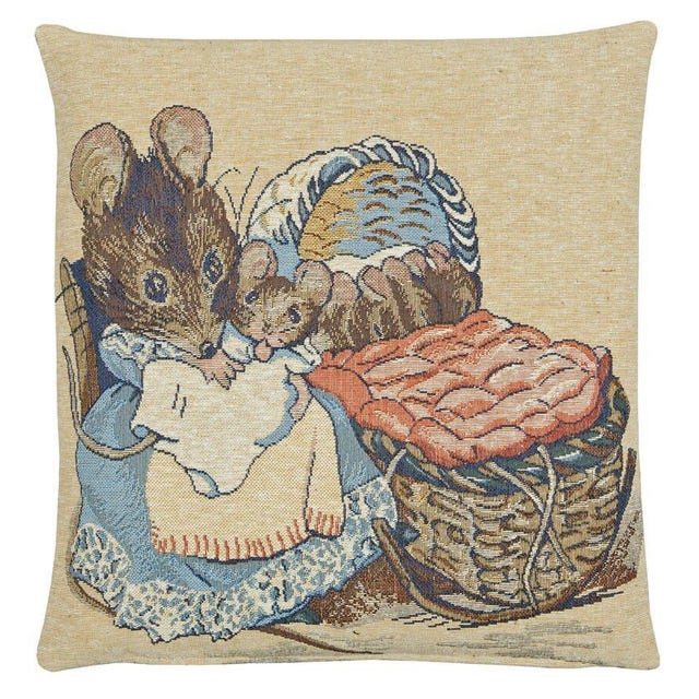 This beautiful tapestry cushion is finely woven by skilled weavers on traditional Jacquard Tapestry looms. The tapestry...