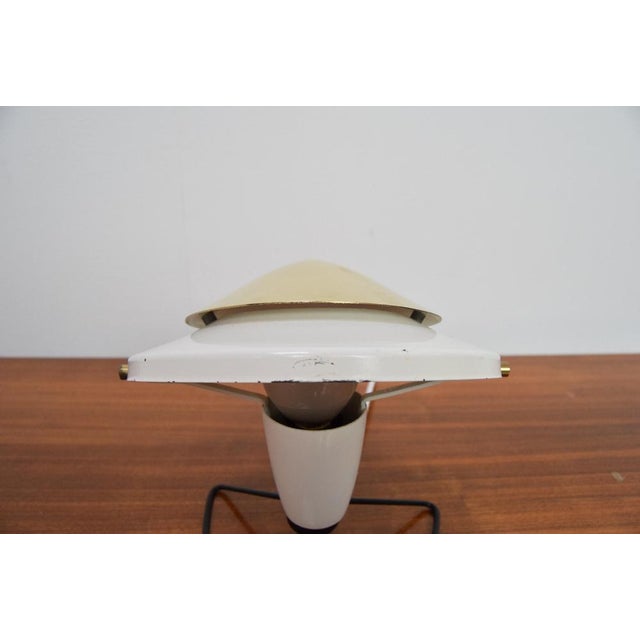 Metal Mid-Century Table Lamp from Brno, 1970s For Sale - Image 7 of 15