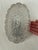 beautiful frosted glass oval sconce with etched design, ready to install hardwire