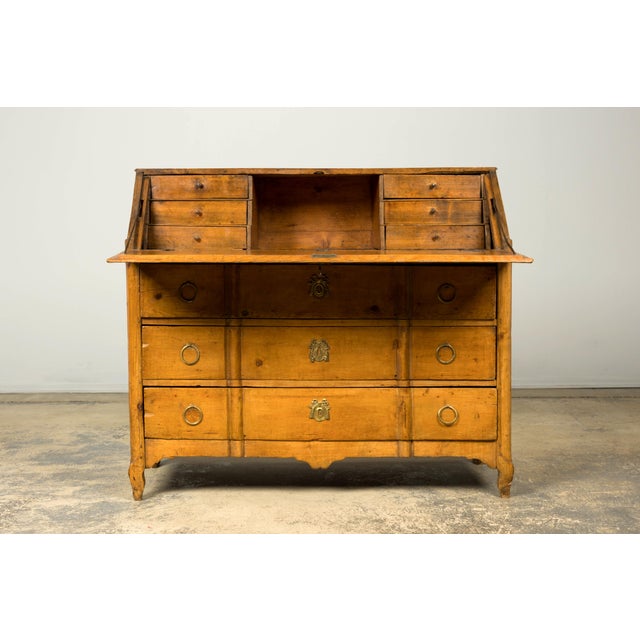 Early 19th Century French Provincial Pine Secretary For Sale In New York - Image 6 of 18