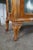 Antique Italian Baroque Rococo Walnut Burr Curio Display Cabinet Glass Showcase For Sale - Image 9 of 18