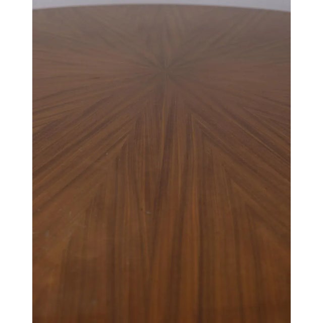 1960s Vintage Round Wooden Table by Carlo Ratti for Lissoni, 1960s For Sale - Image 5 of 13
