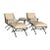 Mykonos Patio Lounge Chairs With Ottomans. For Sale - Image 4 of 4