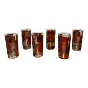 1970s Culver Highball Glasses- Set of 6