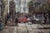 European Street Artist Signed Oil Painting on Canvas For Sale In Philadelphia - Image 6 of 12