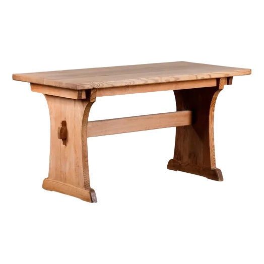 Lovö Pine Table attributed to Nordiska Kompaniet, Sweden, 1940s For Sale