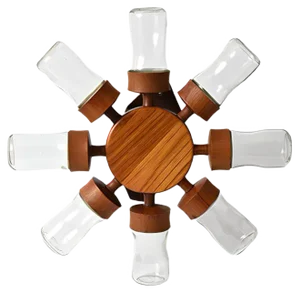 Danish Teak Spice Carousel from Digsmed, 1960s