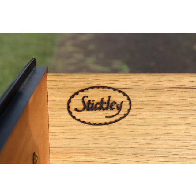 Stickley Mahogany Nightstands—A Pair For Sale - Image 15 of 18