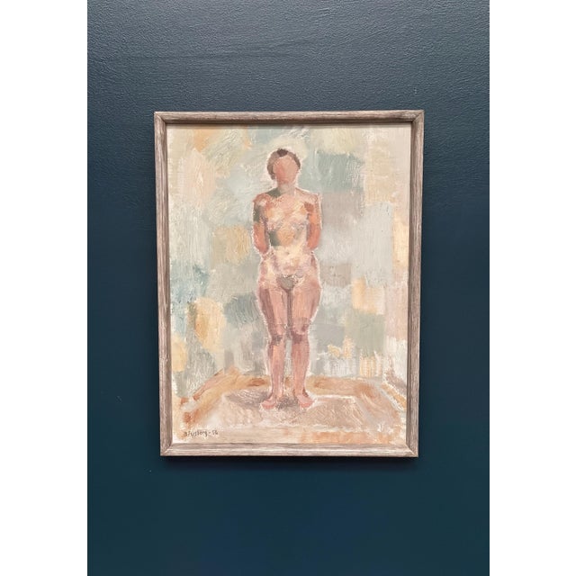 Birger Forsberg, Nude Study, 1956, Oil on Canvas, Framed For Sale - Image 16 of 18