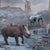 Early 21st Century Twilight by Marcin Owczarek | Photography on Fine Art Hahnemühle Epson Baryta Photo Rag 315 gr. Surreal landscape with animals and an old car. For Sale - Image 5 of 5