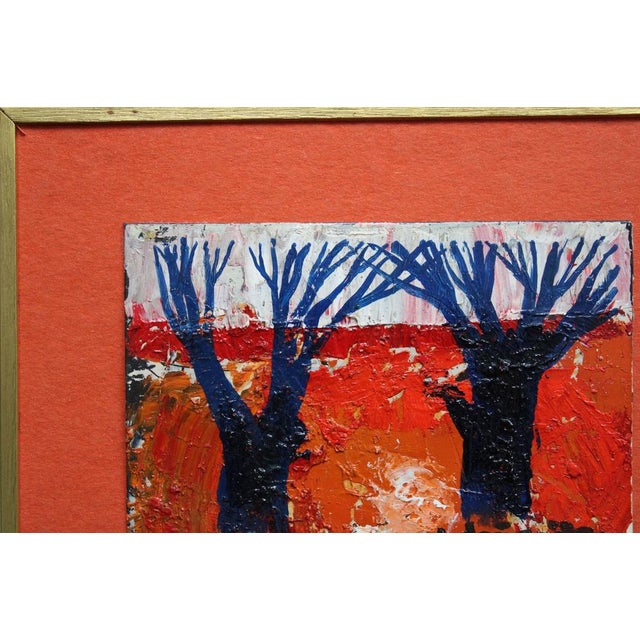 Laimdots Murnieks, Sunrise, 1990, Oil on Cardboard For Sale - Image 4 of 9