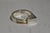 Silver Vintage Artisan Hand Crafted Sterling Silver 14k Gold Modern Ring Sz 5.75 For Sale - Image 8 of 17