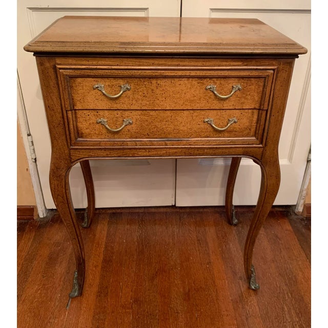 1970's Vintage Fruitwood Side Table For Sale - Image 10 of 11