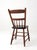 Antique Plank Seat Spindle Back Side Chair For Sale - Image 4 of 14
