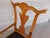 Mid 20th Century New England Style Figured Maple Lyre Back Arm Chair Attributed to William Savery For Sale - Image 5 of 17