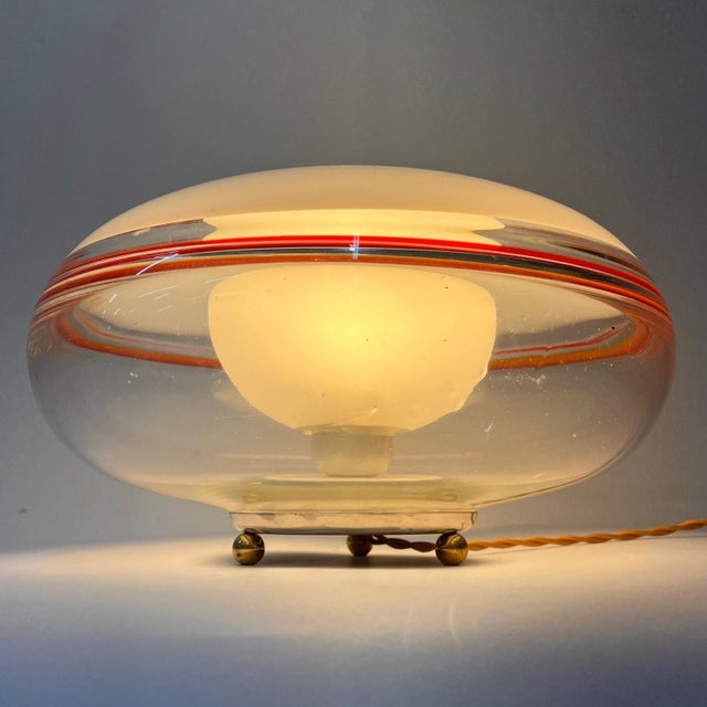 Table Lamps in Layered and Shaded Murano Glass from Leucos, Italy, 1970s, Set of 2 For Sale - Image 4 of 13